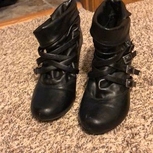 Black booties